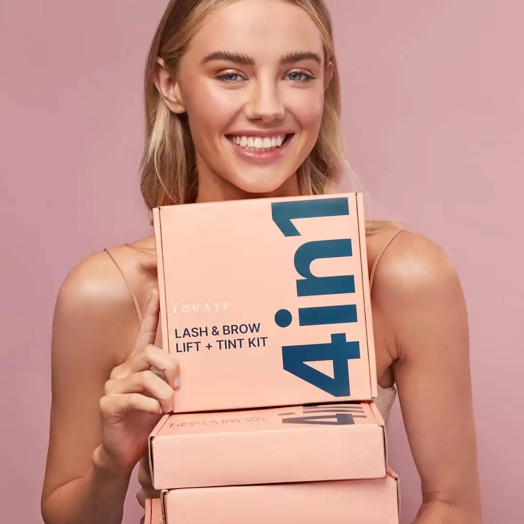 Lash Lift and Tint Kit 5-8min Fast Perm 4 in 1 Odor Free Vegan Lash Lift Kit Thioglycolic Acid Free Eyelash Lift Kit