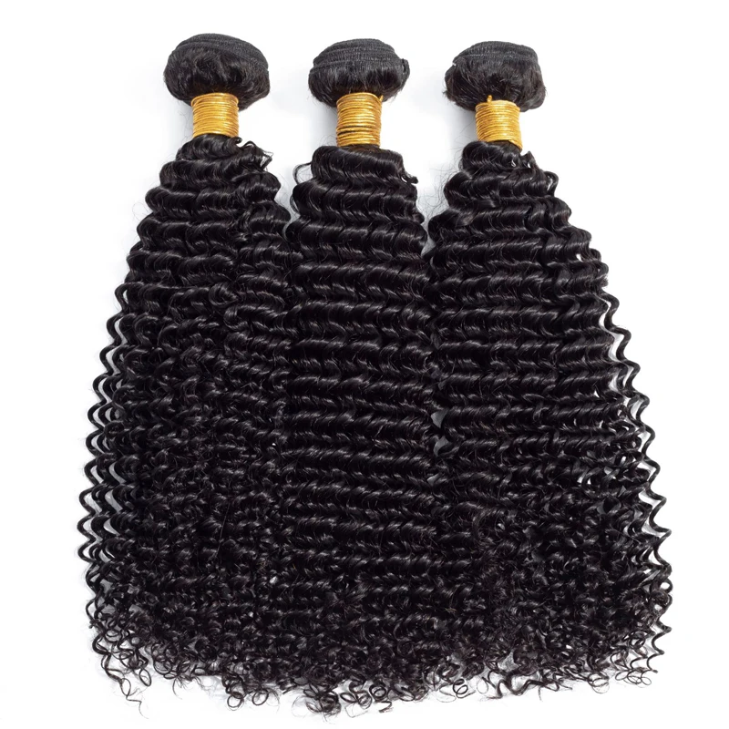 10A Virgin Human Hair Kinky Curly Cuticle Aligned Kinky Curly Human Bundle Extensions 100% Mink Raw Virgin Malaysian Hair