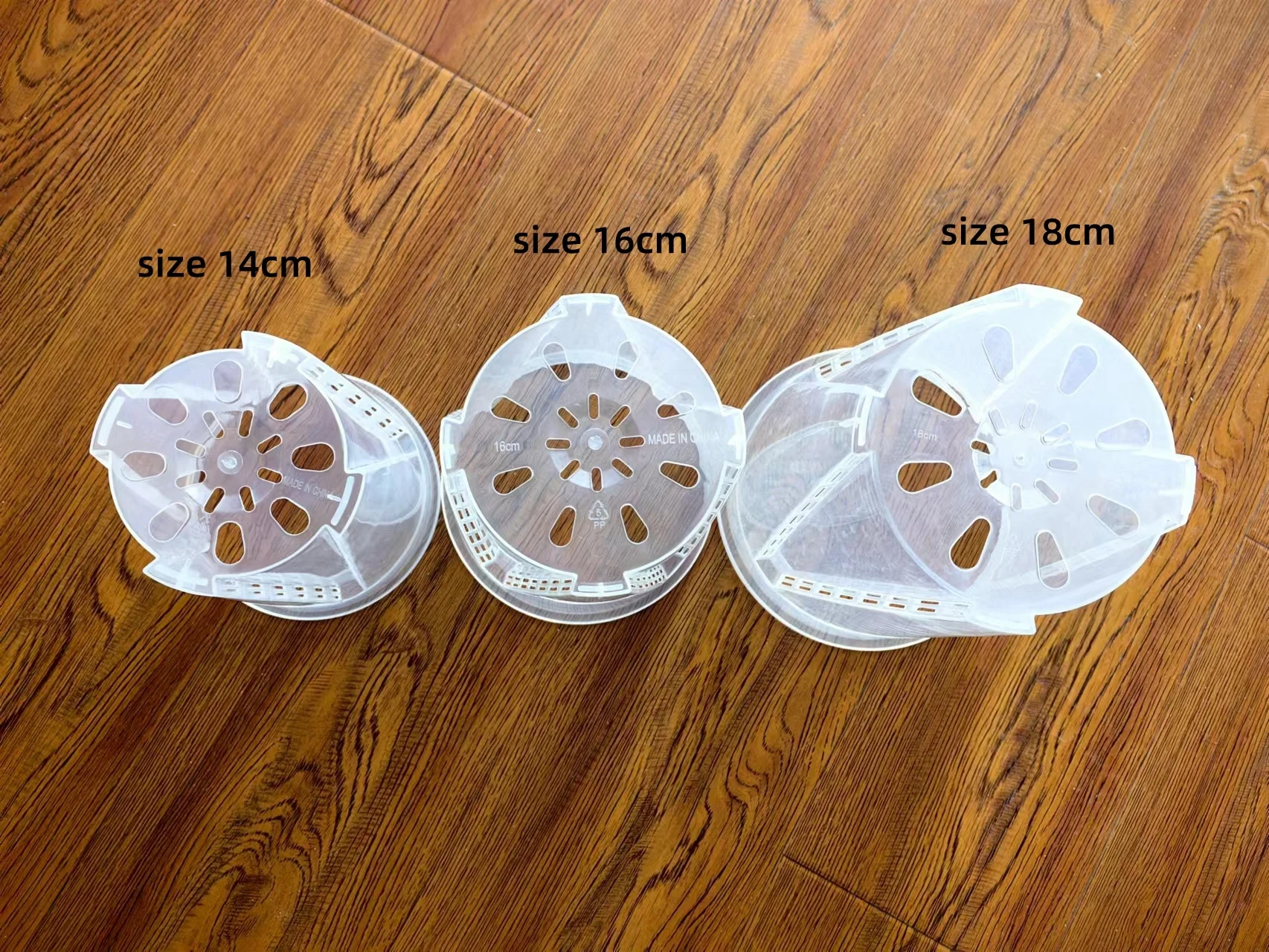 garden supplies wholesale price cheap pp transparent orchid planter clear plastic pots for plants