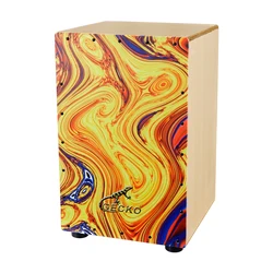 chinese Gecko Factory Wholesale New Wooden Cajon Box Drum Percussion Musical Instruments