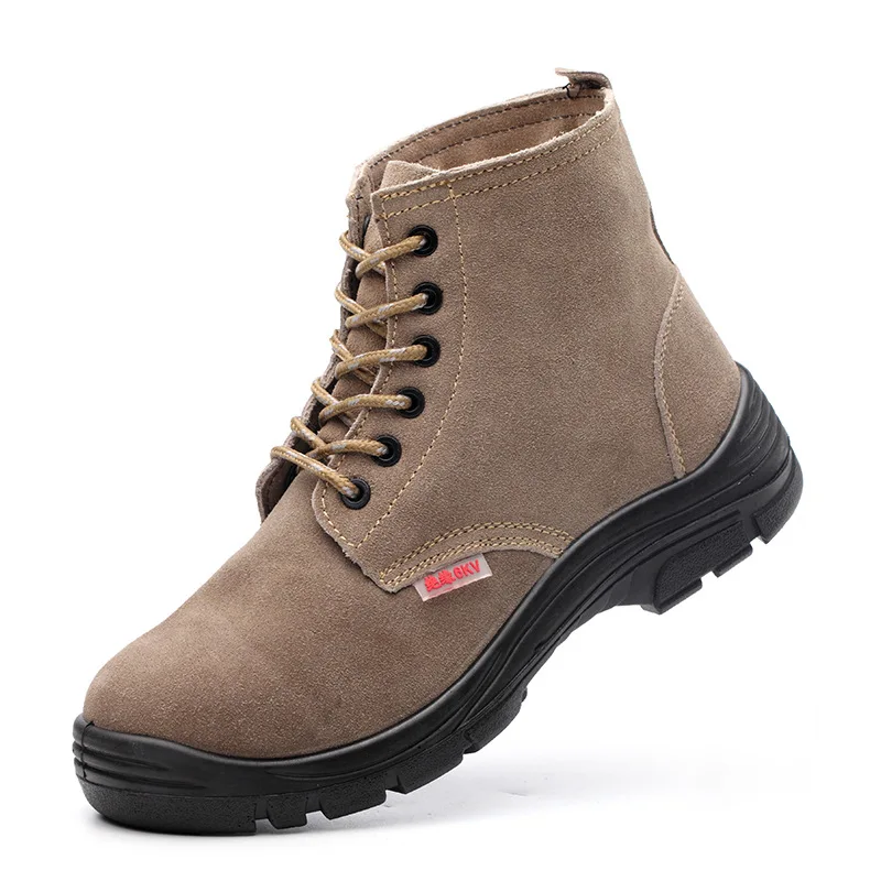 
High Top Suede Leather Insulated Safety shoes 