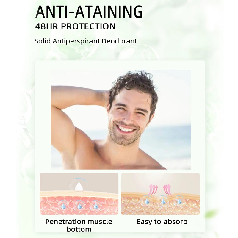 60ml  Natural Active Degree Alcohol Free Spray Antiperspirant Deodorant Perfume Liquid Roll-on Body Deodorant Wholesale