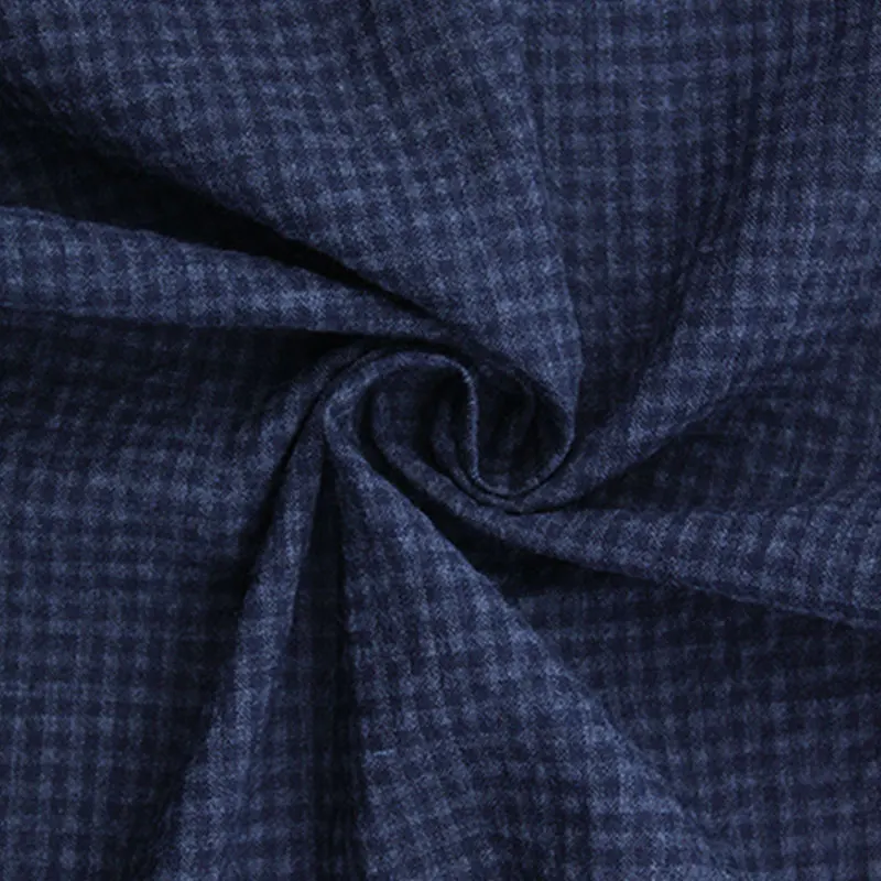 One-stop Purchasing Polyester Cotton Cloth Fabric Shirts Yarn Dyed Fabric Polyester Cotton Yarn Dyed Seersucher Fabric for Shirt
