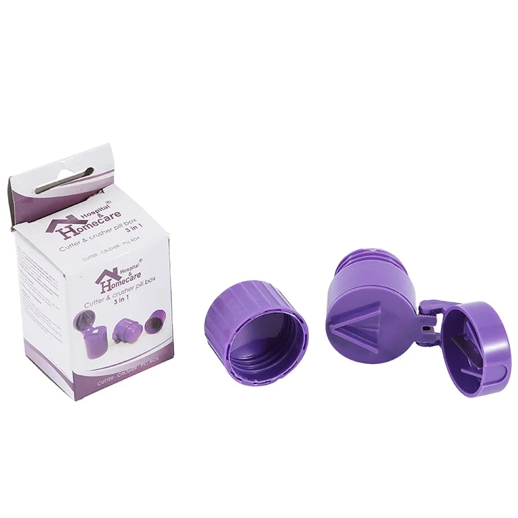 Разветвитель для таблеток путешествий портативный разрезчик с лезвием из нержавеющей стали контейнер резаком