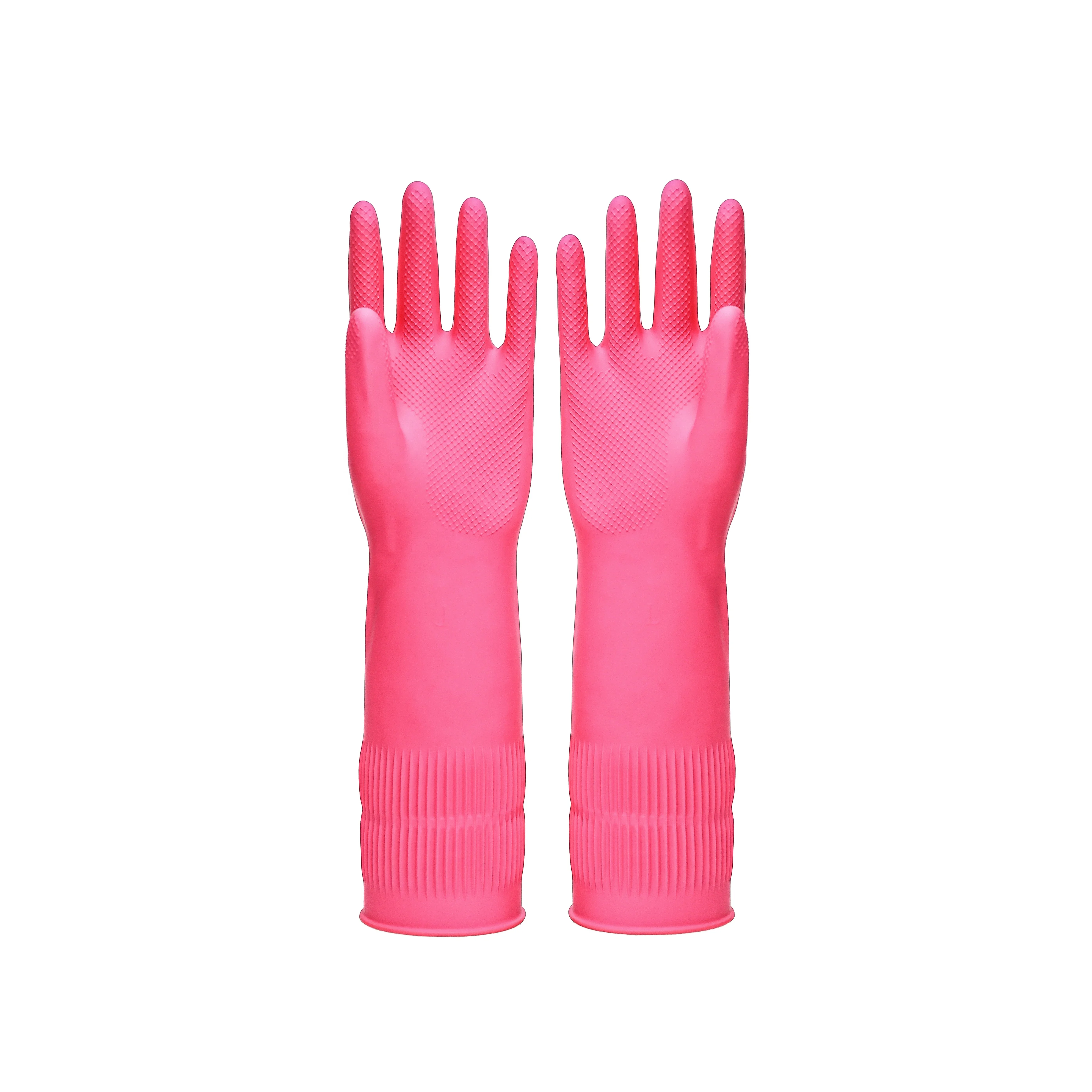 Reusable Long Sleeve Household Rubber Cleaning Dishwashing Kitchen Glove Working Painting  Gardening Use Gloves