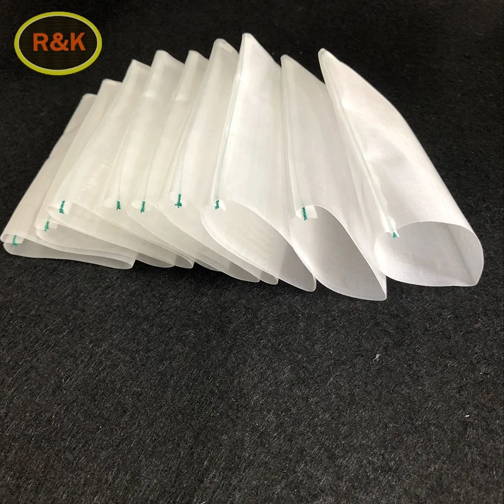 Пищевой класс 25 45 73 90 120 220 микрон, нейлоновый фильтр, сетчатые мешки, одинарная линия, двойная линия, высокое сопротивление давлению