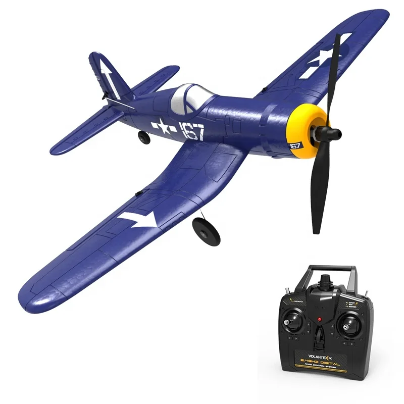 4CH 6-Axis Gyro VOLANTEXRC F4U Airplane With Xpilot Stabilizer EPP Foam RC Plane RTF