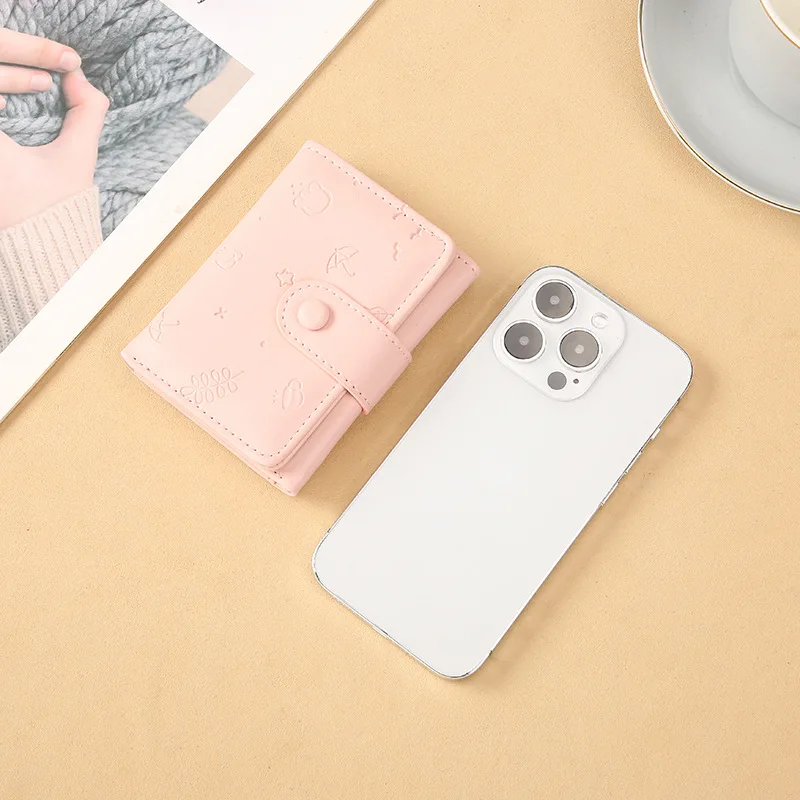 Korean Girl PU Leather Cheap Wallet Student Lovely Elegant Ladies Short Wallets