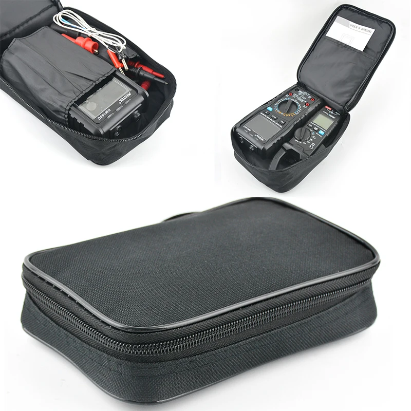  Protable Zipper Bag Multimeter Dustproof and waterproof Tool For DM100 Large Capacity