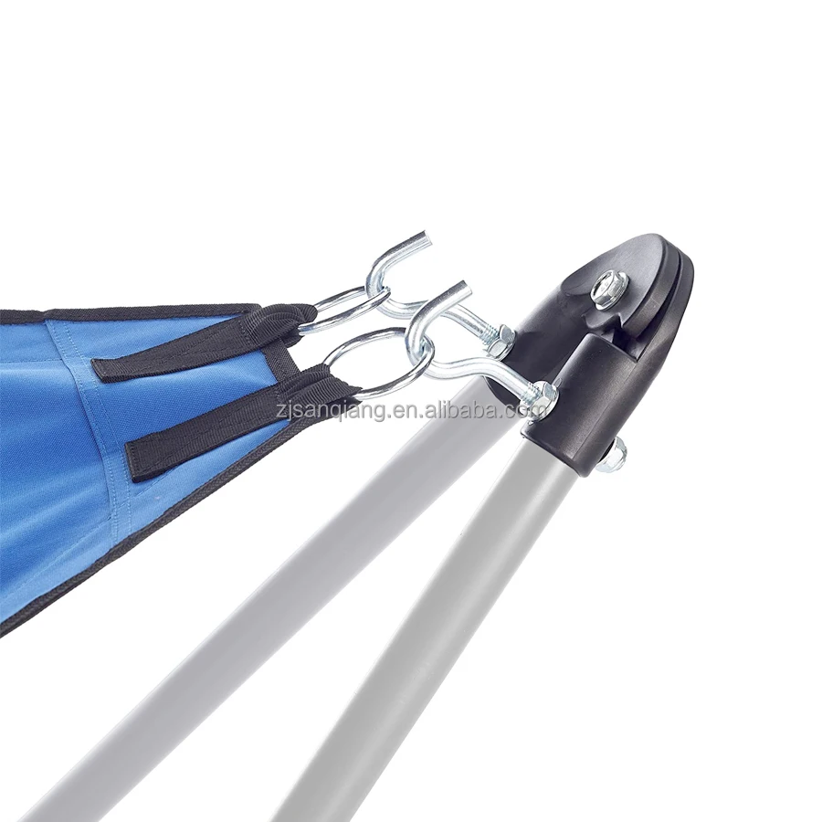 Outdoor and Indoor portable hammock with stand swing chair Metal frame folding hammock stand
