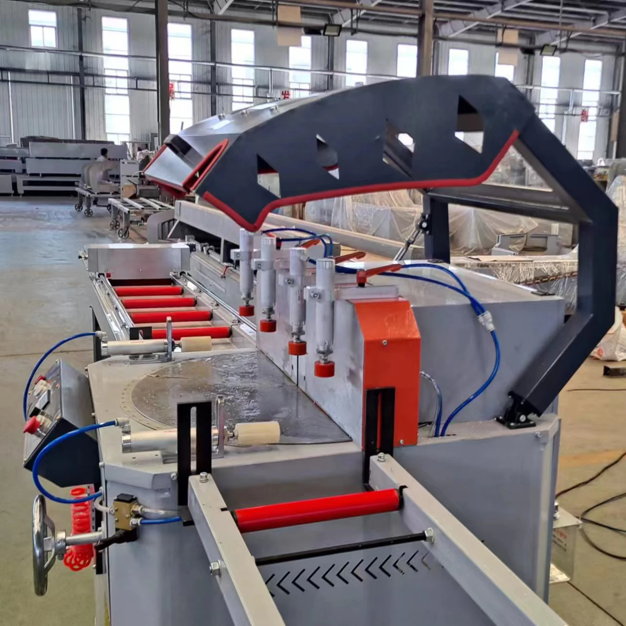 CE 600 mm Aluminum profile arbitrary angle single head cutting saw