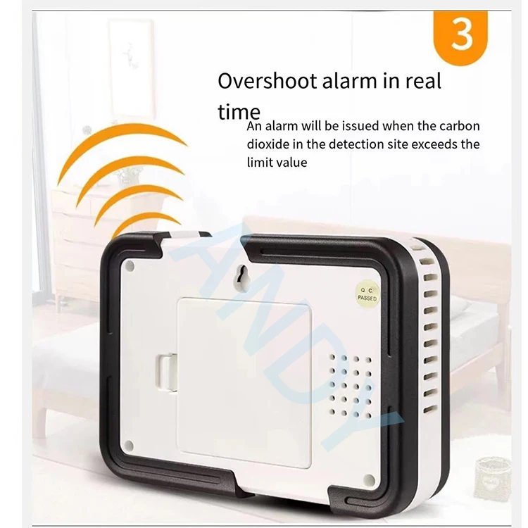 HT-2000 Co2 testing instrument/ CO2/Temp./RH data logger/carbon dioxide meter CO2 meter