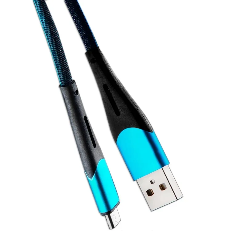 Быстрая зарядка нейлоновый Плетеный USB кабель для передачи данных