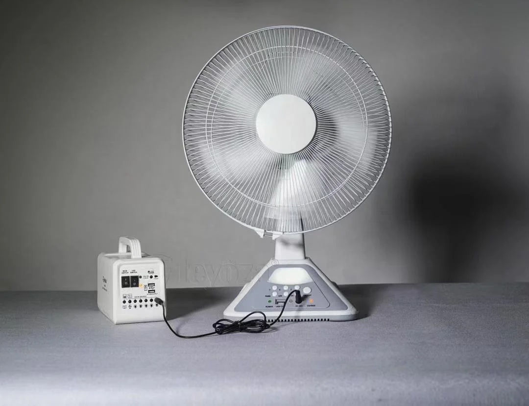 teyoza with 60 watt solar panel portable solar system rechargeable led emergency light with dc bulb and power bank function