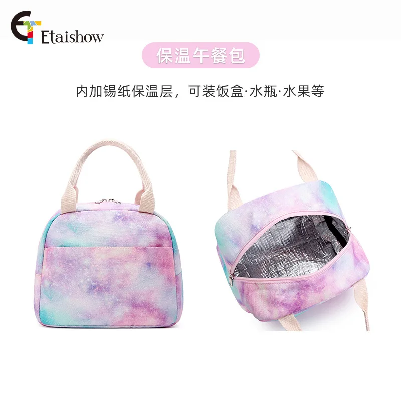 New printing Three pieces backpack set quality for girls waterproof book bags for school