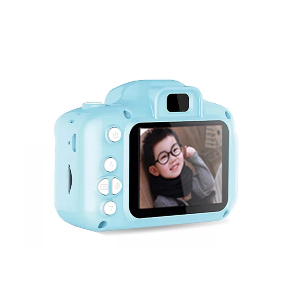 Fashion Portable Cartoon Smart ABS Outdoor Photography Chargeable Mini Digital Camera 2 Inch IPS Screen 1080P Toddler Toy Camera