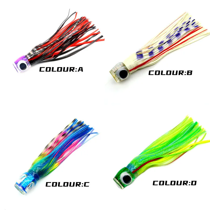 13inch 220g  Rigged Saltwater Trolling Lure Set for Marlin Tuna Mahi  Durado Wahoo Trolling Lure Game Fishing Lures