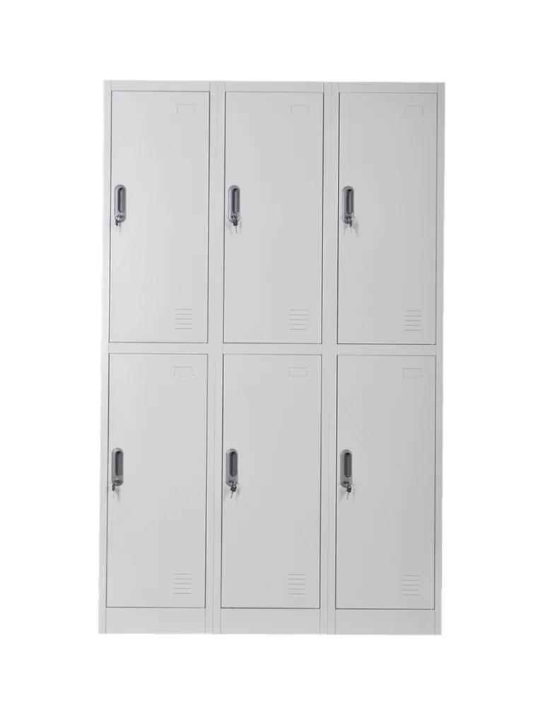 
Hot sale 6 doors morden fashion steel office school locker 