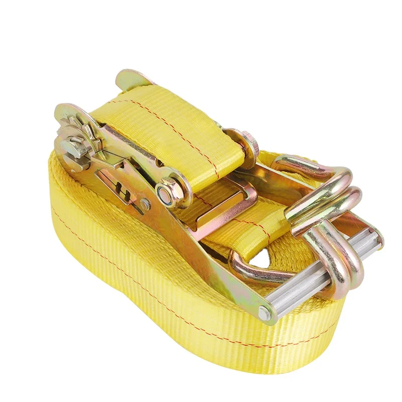 50mm 5000kg high tension polyester car heavy duty ratchet straps