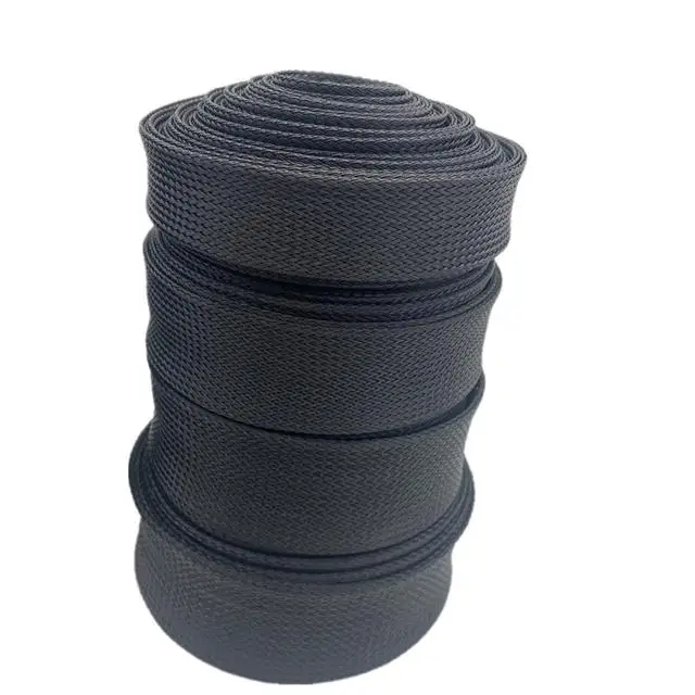 High Quality Topind PET Braided NMS Fishing Rod Covering  Expandable Braided Fishing Sleeve