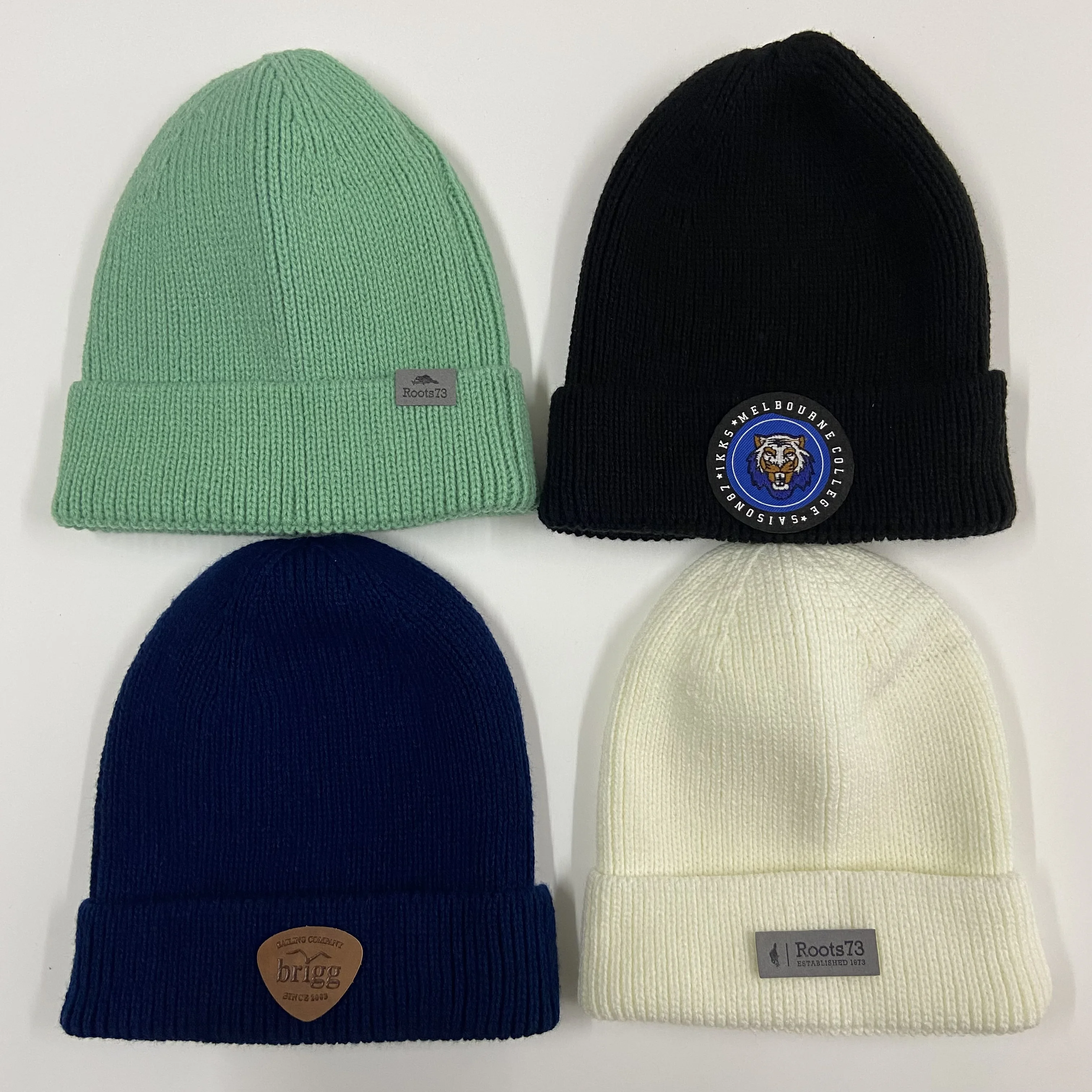 High Quality Ski Mask Acrylic Material 3 Hole Beanie Winter Warm Hat Knitted Facemask Multi-colored Men Kids Double Layer