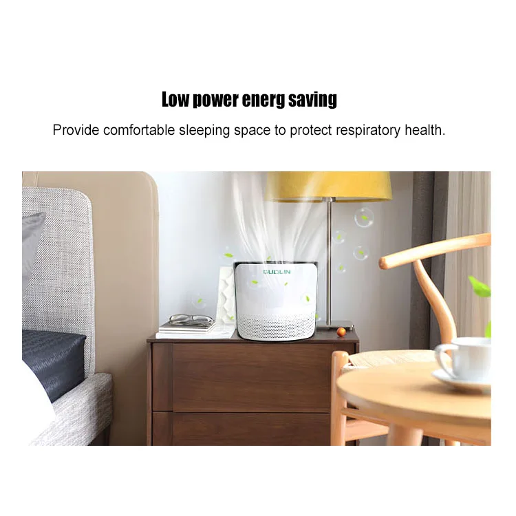 air purifier filter dust hair pet dander room ozone generator h13 hepa air purifier for home 2022