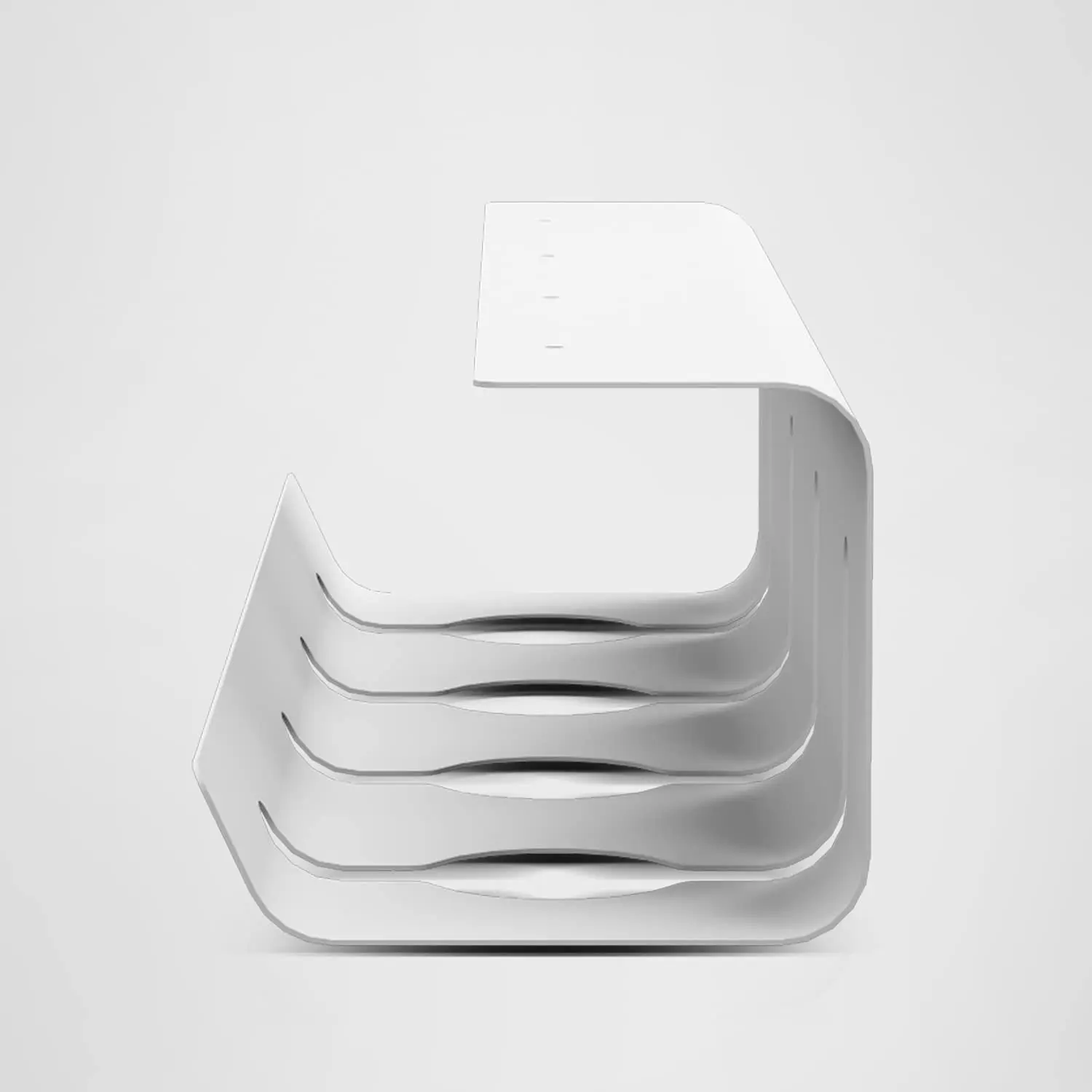 Under Desk Cable Management Tray Steel Cable Tray Ladder For Power Supply Wire Management Rack