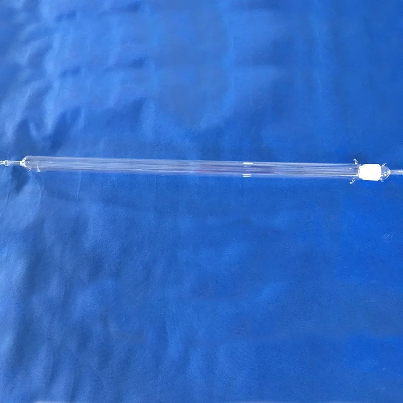 High temperature resistant high purity transparent fused silica clear quartz glass plug test tube
