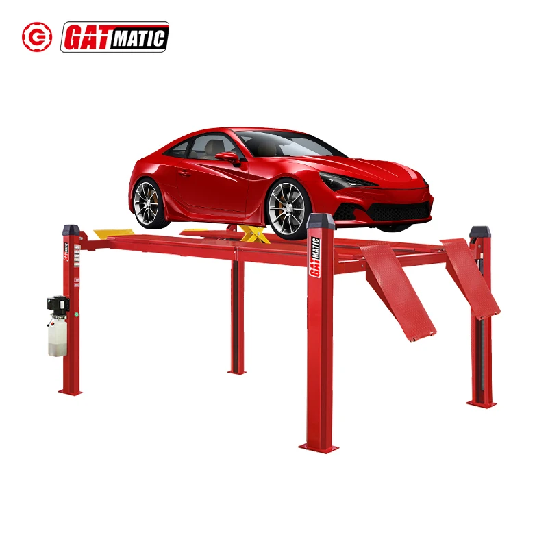 Mechanic Tools And Equipment Car Repair Workshop Ramps Hydraulic Car Lifting Ramp 4 Post Car Lift