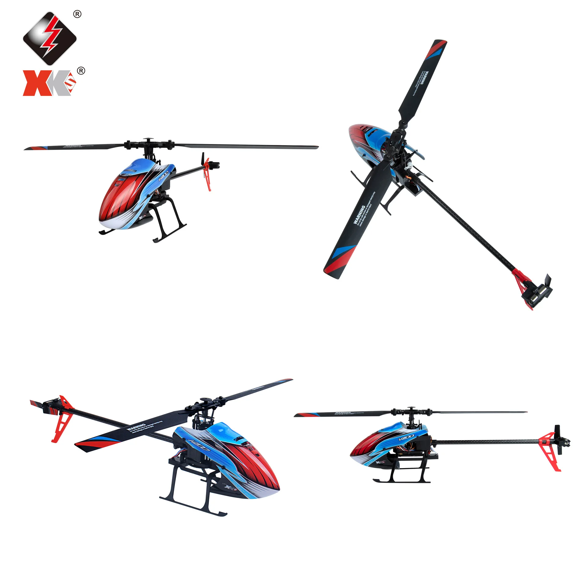 2023 WLtoys XK K200 RC вертолет 2 4G 6-Aixs гироскоп 4CH удержание высоты оптический поток Дистанционное управление