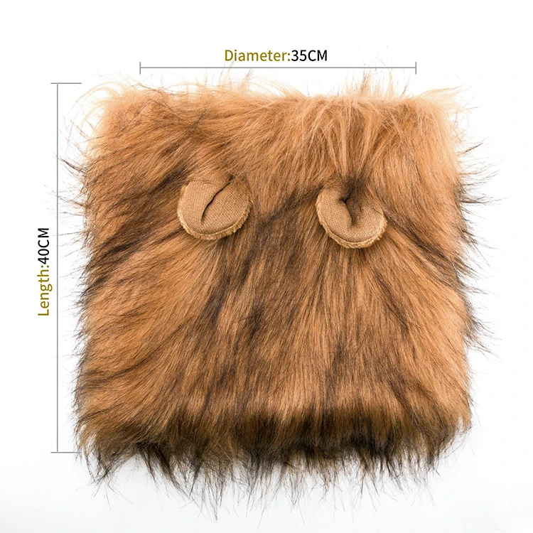 Halloween Funny Lion Mane Apparel Pet Costume Hoody Jacket Sweater Coat Costumes Dog Clothing for Dog