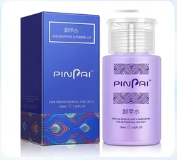 Hot Sale 160mL Fruity Flavour Press Style  Cleaning Water Nail Polish Remover Nail Washing Water