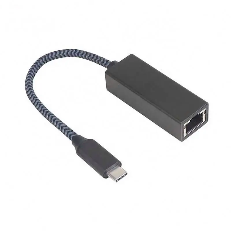 USB 3.0 Type C To RJ45 Gigabit Network Hub Converter USB To RJ45 Lan Ethernet Adapter Cable 1000Mbps
