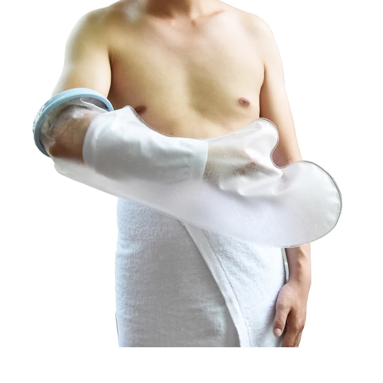 High quality & best price watertight bandage waterpoof  adult half arm cast cover for shower