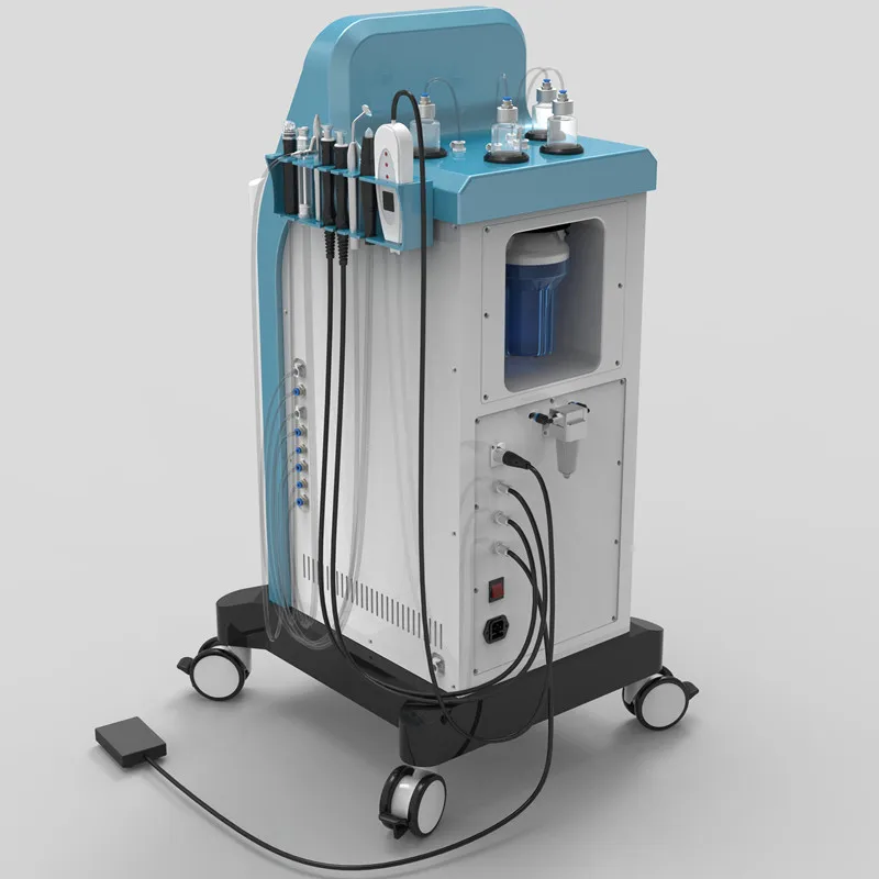High Performance 8 bar Oxygen Jet Peel Machine/ 7 in 1 Micro Diamond Dermabrasion skin scrubber beauty machine