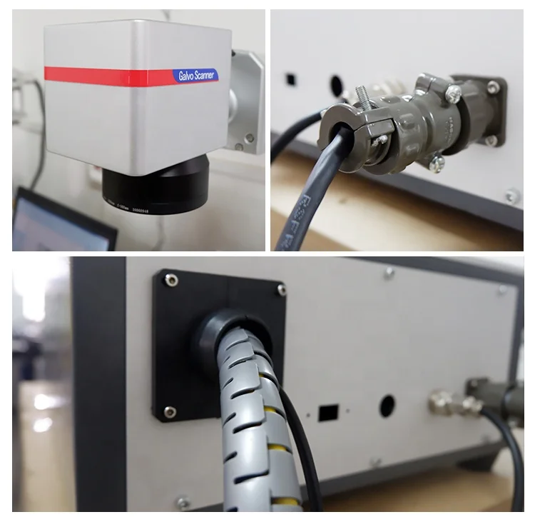 2022 small mini color portable fibre laser raycus metal fiber laser marking machine 20w 30w 50w 100w with 15KG