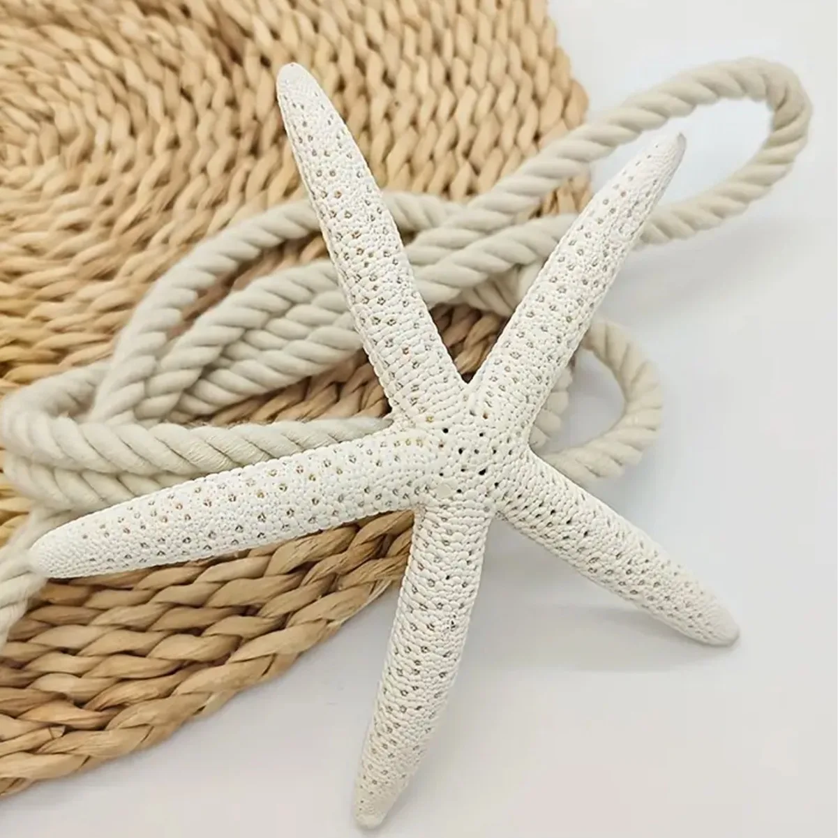 Hot Selling Minimalist Style Starfish Curtain Tie Back Hand Woven Curtain Decoration Tie Rope
