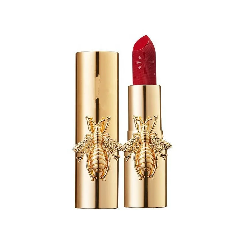 Melason Wholesale Waterproof Cruelty Free High Quality New Gold Velvet Matte Lipstick Tube Packaging Private Label