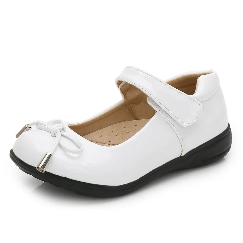 New Arrivals Factory Price Wholesale Leather Formal Uniform Shoe Kids Teenager Children Student School Black Shoes
