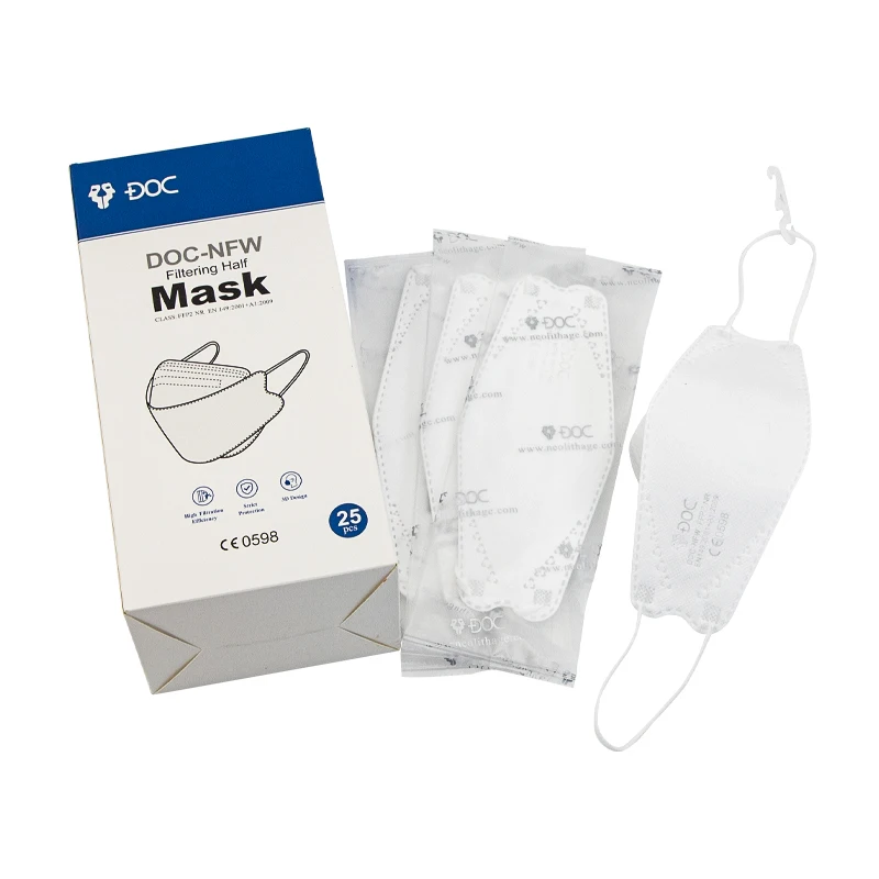 Заводской поставщик, респиратор в форме рыбы CE0598 En149 FFP2 FFP3, маска для носа