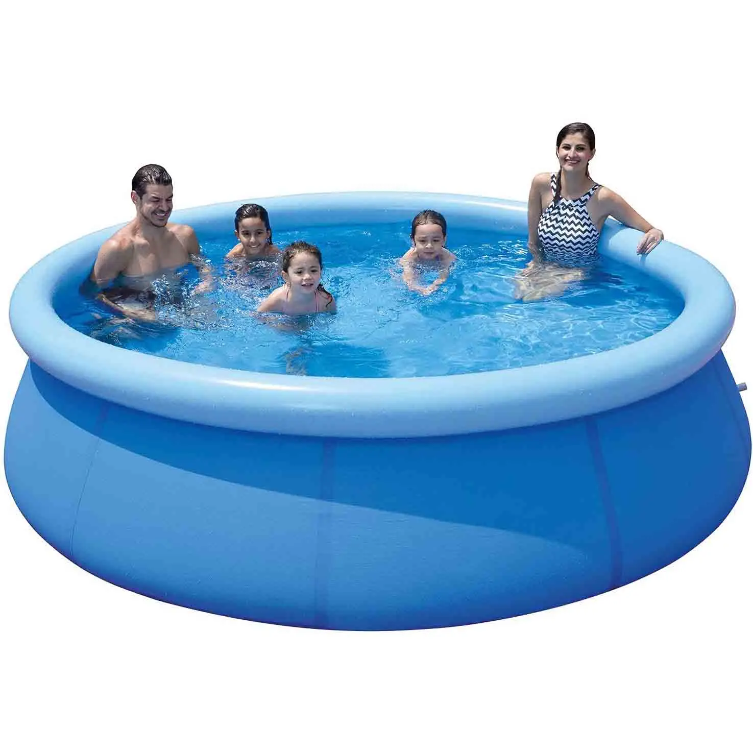 Blue Soft Sided Pools Big Plastic Adult Kids Above Ground Outdoor Inflatable Swimming Pool