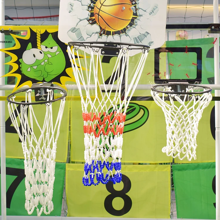 Upgrade Your Game With High-Quality Custom Braided White Basketball Net Durable and Stylish