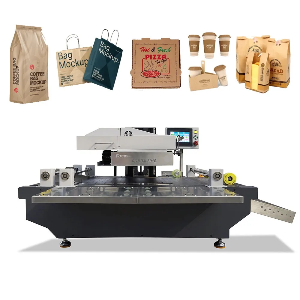 paper bag machine with printing paper printer one pass digital carton package printer
