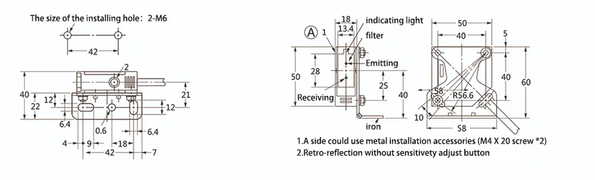300m Electric Sensor Switch EL-D Relay Automatic Infrared Photoelectric Sensor Switch