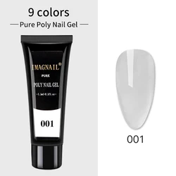 IMAGNAIL 15 мл Кристальный Гель для быстрого наращивания ногтей поли гель домашнего салона дизайна