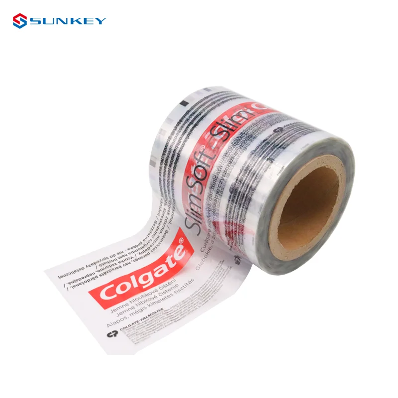 Printed heat seal plastic roll paper custom cup sealing film for jam cups