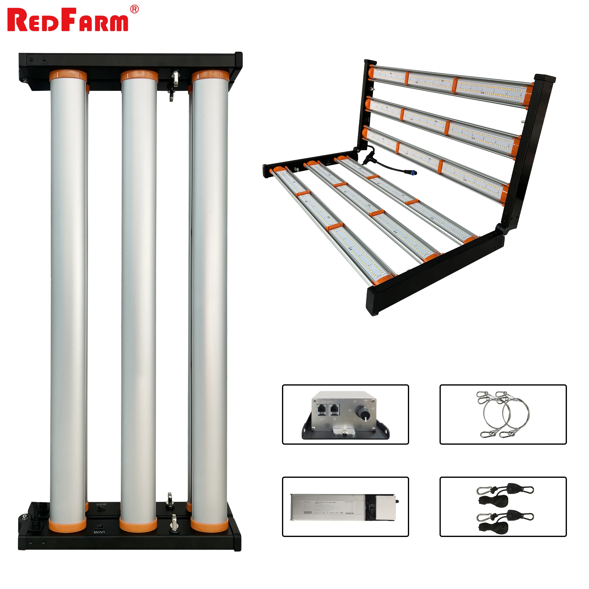 Redfarm light free shipping led grow light indoor led grow for indoor plants 480 watt lm301h evo bar led grow light