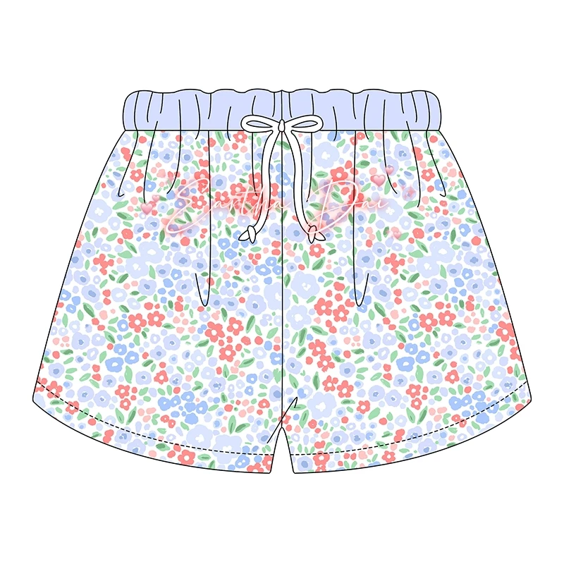 swimsuit for girls kids summer printed custom one piece swimsuit matching beach baby boys trunk