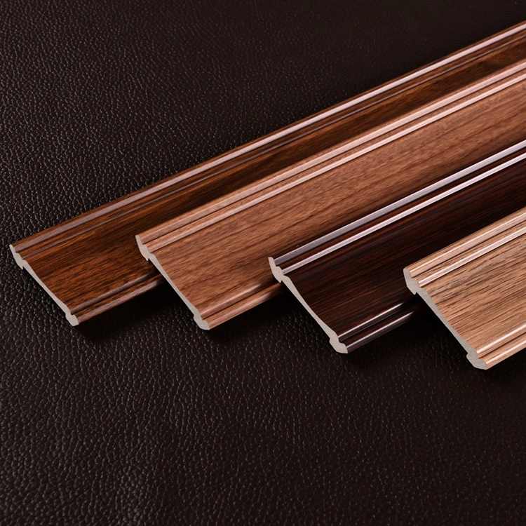 easy to install 2.4 meters indoor PVC decorative crown molding