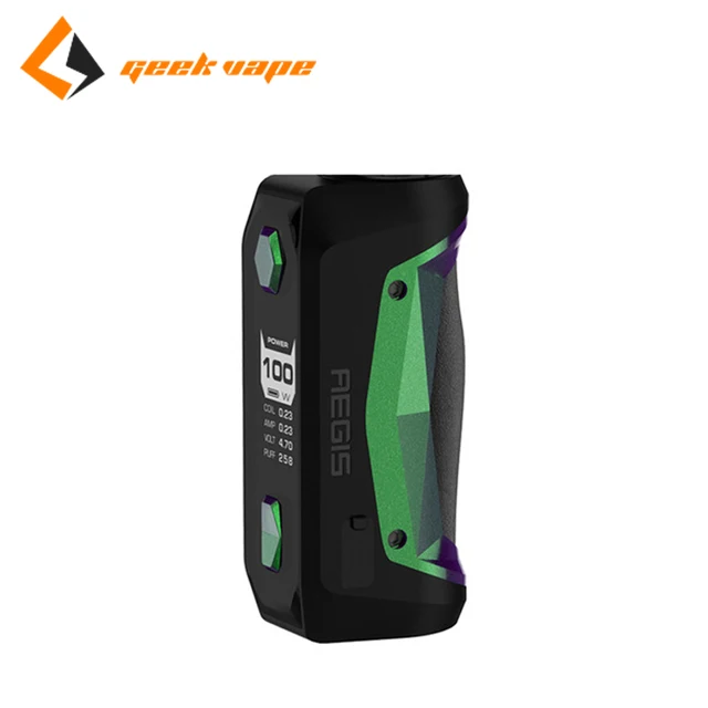 The New 0.96 inch screen Geekvape Aegis Solo Box Mod 100W vape mod box
